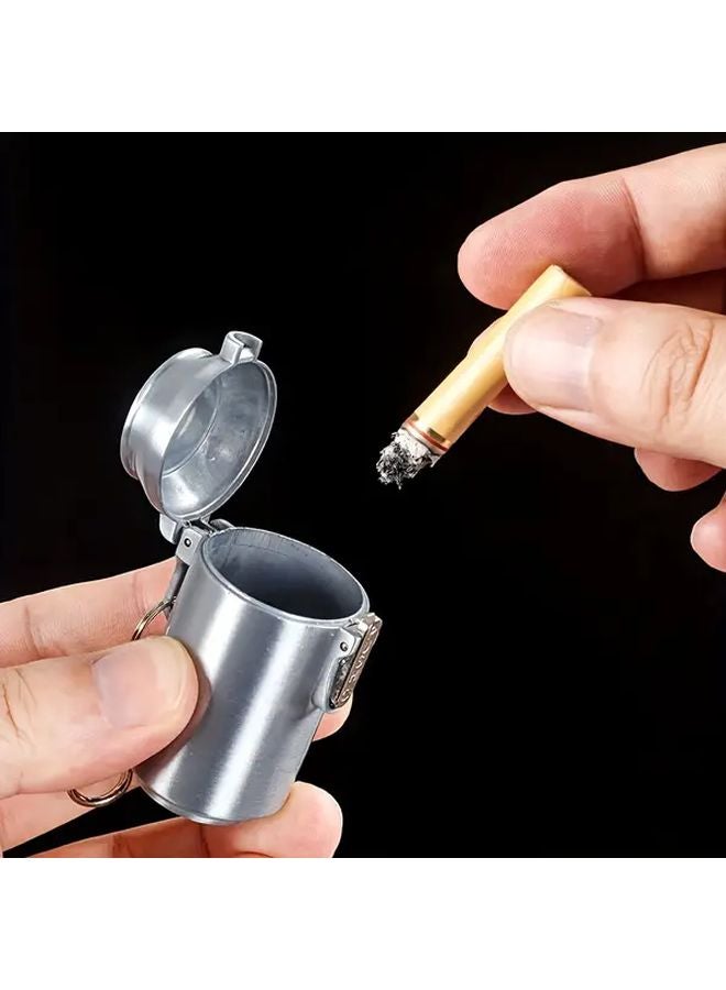 سجارة محمولة سوداء بغطاء تصميم مقاوم للتسرب للاستخدام في الهواء الطلق والسفر والمنزل - Image 5